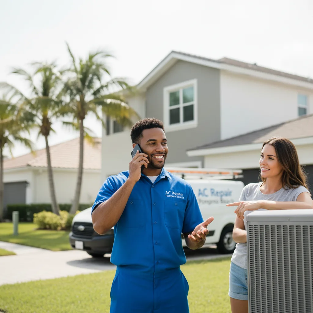 AC Repair Pompano Beach customer support in Stallings